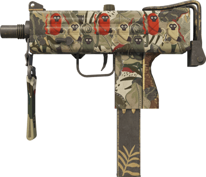 MAC-10 | Monkeyflage (Well-Worn)
