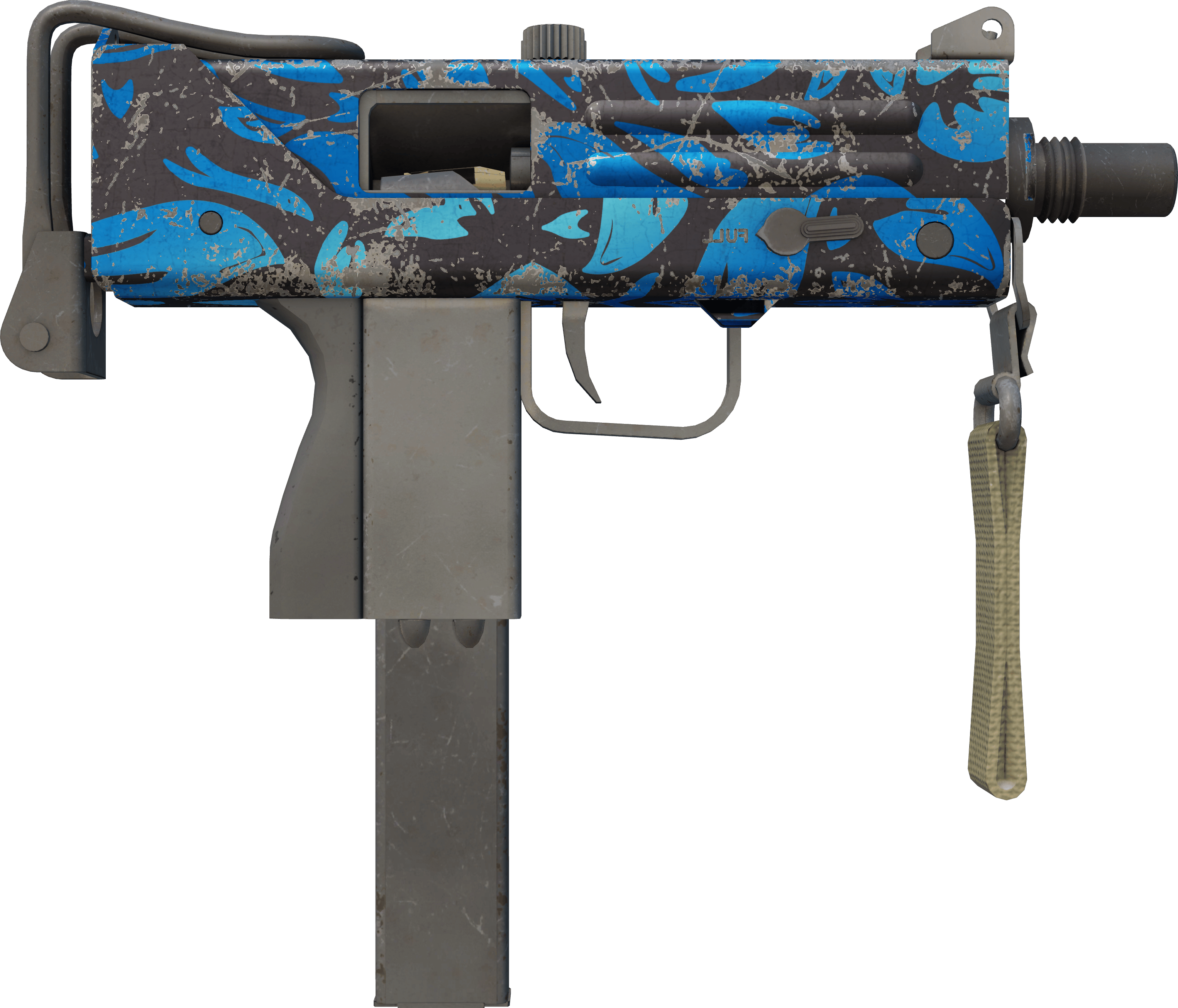 Preview image 2 of MAC-10 | Oceanic (Battle-Scarred)
