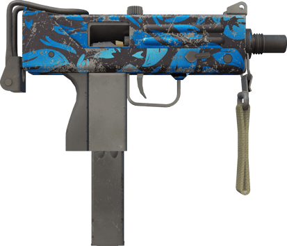 Preview image 2 of MAC-10 | Oceanic (Battle-Scarred)