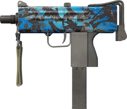 MAC-10 | Oceanic (Battle-Scarred)