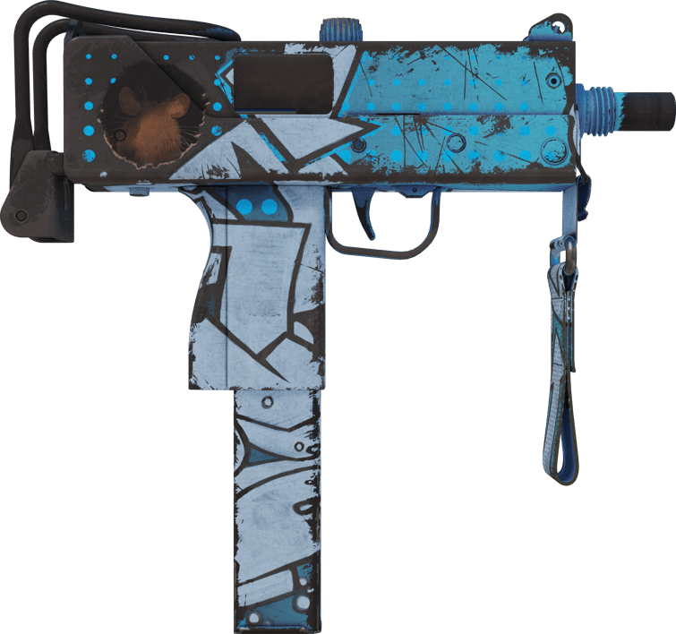 Preview image 2 of MAC-10 | Pipsqueak (戦いで傷ついた)