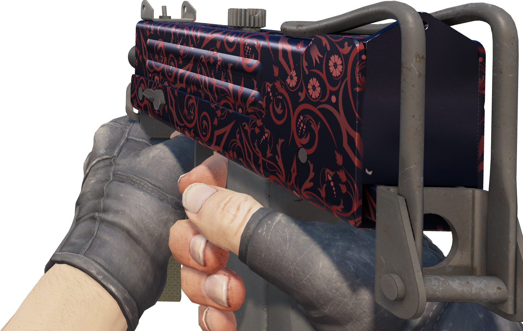 Preview image 3 of MAC-10 | Red Filigree (Minimal Wear)