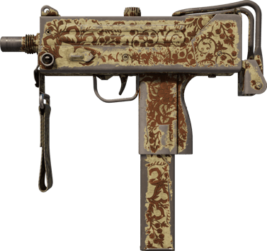MAC-10 | Sienna Damask (Battle-Scarred)