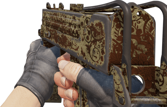 Preview image 3 of MAC-10 | Sienna Damask (Well-Worn)