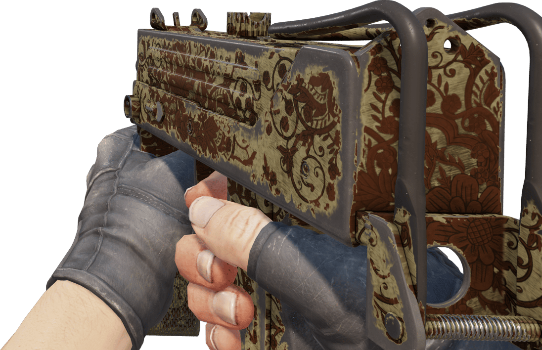 Preview image 3 of MAC-10 | Sienna Damask (Well-Worn)