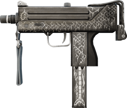 MAC-10 | Whitefish (Battle-Scarred)