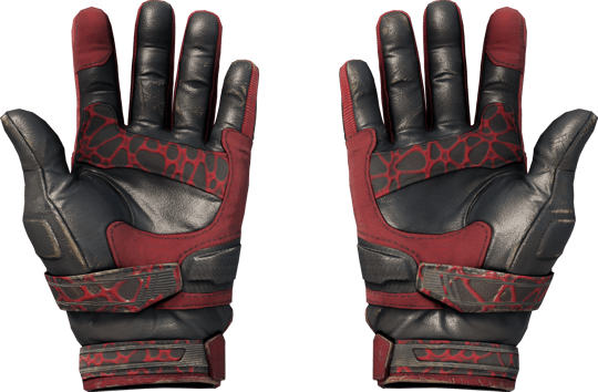 Preview image 2 of ★ Moto Gloves | Blood Pressure (Well-Worn)
