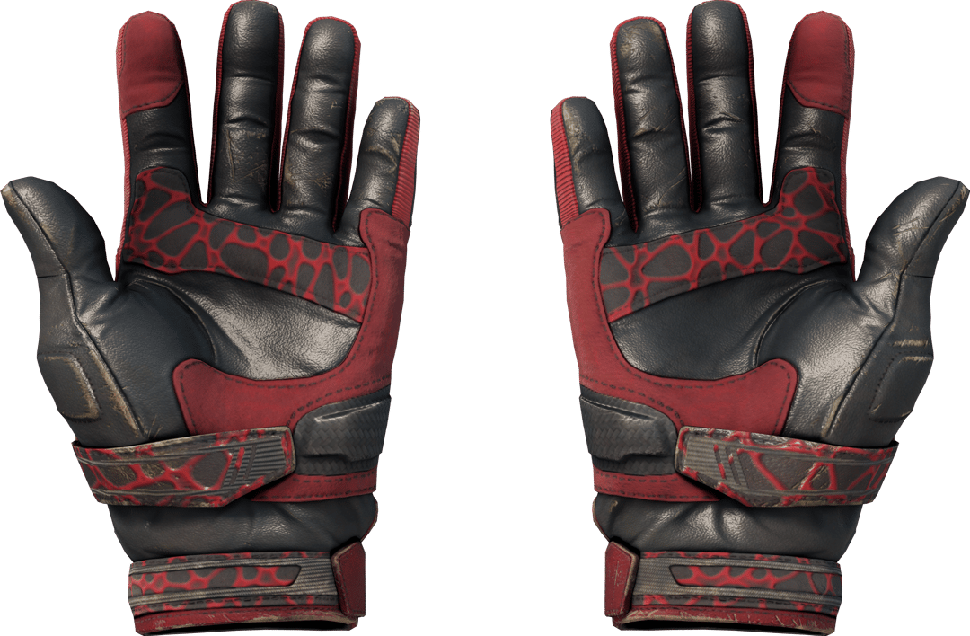 Preview image 2 of ★ Moto Gloves | Blood Pressure (Well-Worn)
