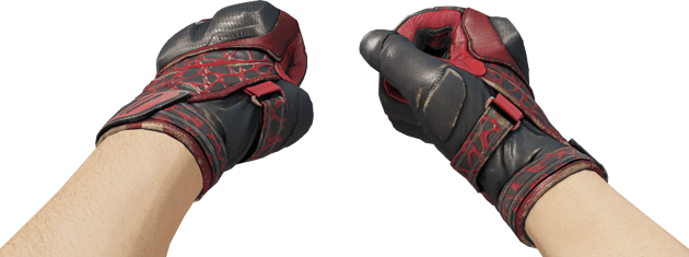 Preview image 3 of ★ Moto Gloves | Blood Pressure (Well-Worn)