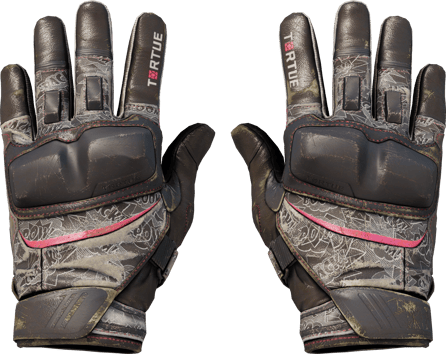 ★ Moto Gloves | Boom! (Battle-Scarred)