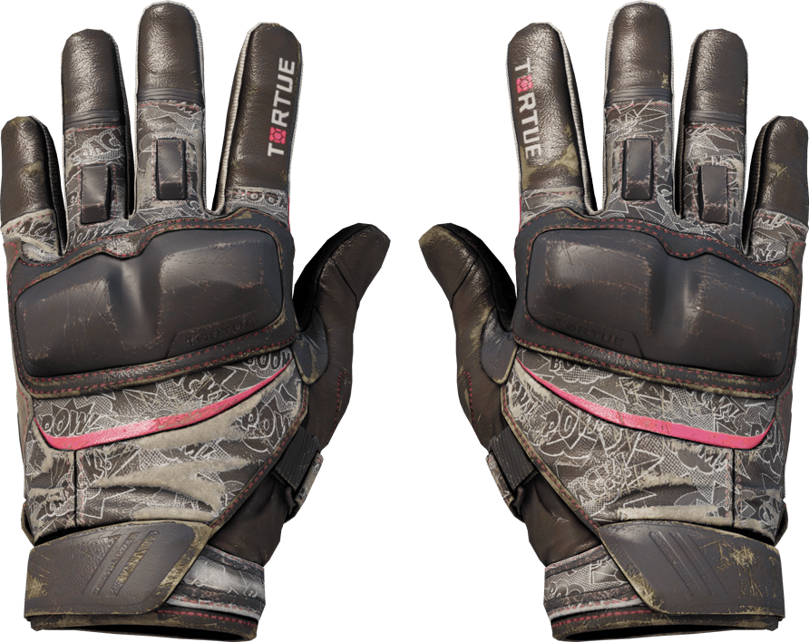 Preview image 1 of ★ Gants de moto | Boum ! (Marquée par les combats)