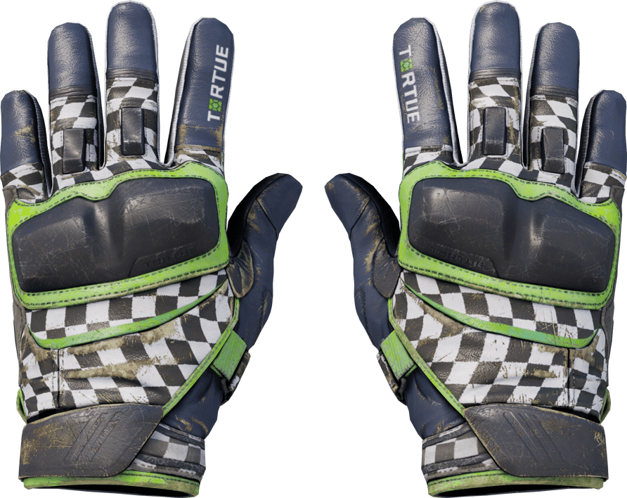 Preview image 1 of ★ Moottoripyöräilyhanskat | Maaliviiva (Reissussa rähjääntynyt)