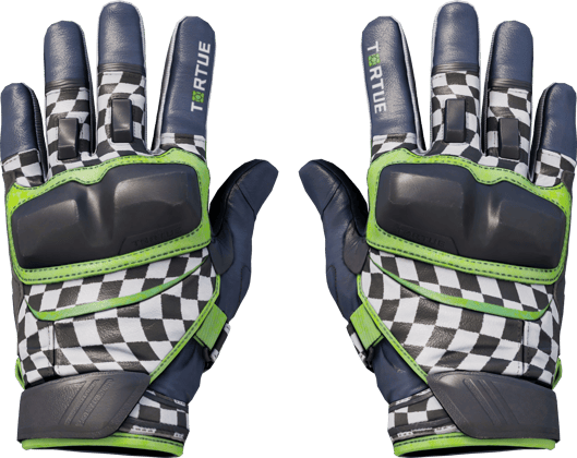 ★ 機車手套 | 終點線 (輕微磨損)