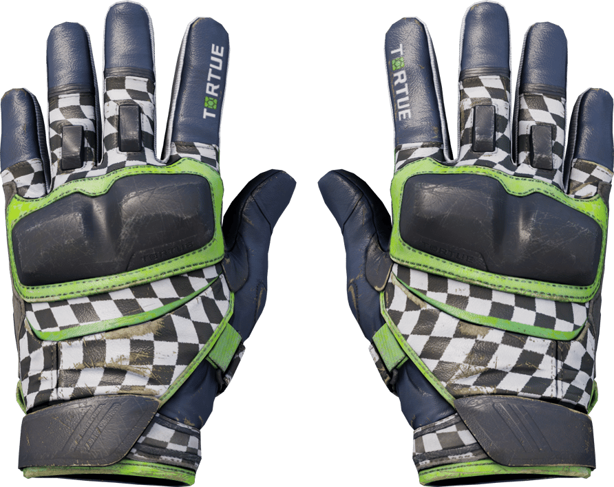 Preview image 1 of ★ 摩托手套 | 终点线 (破损不堪)