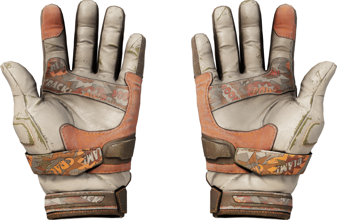 Preview image 2 of ★ Moto Gloves | POW! (かなり摩耗)