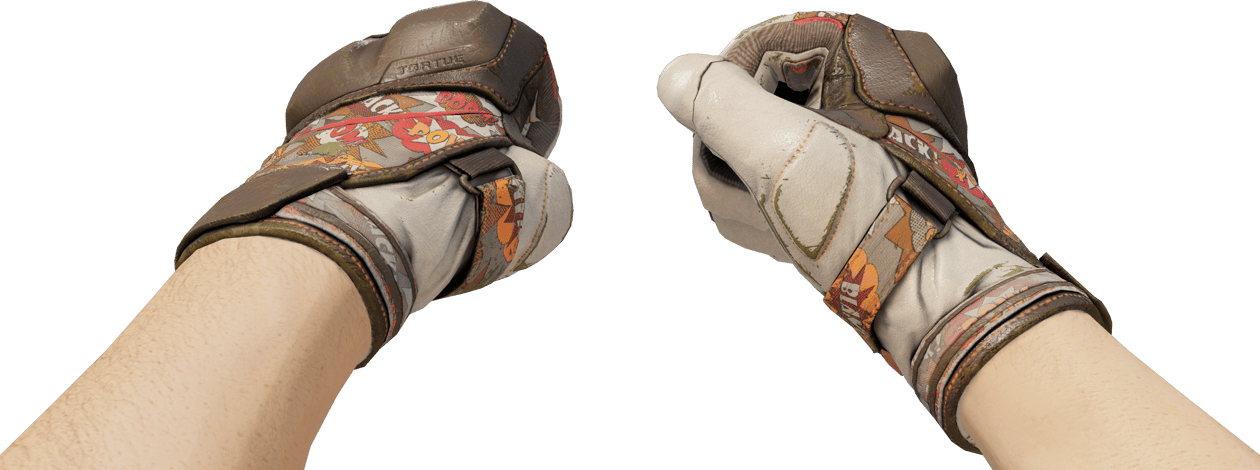 Preview image 3 of ★ Moto Gloves | POW! (かなり摩耗)