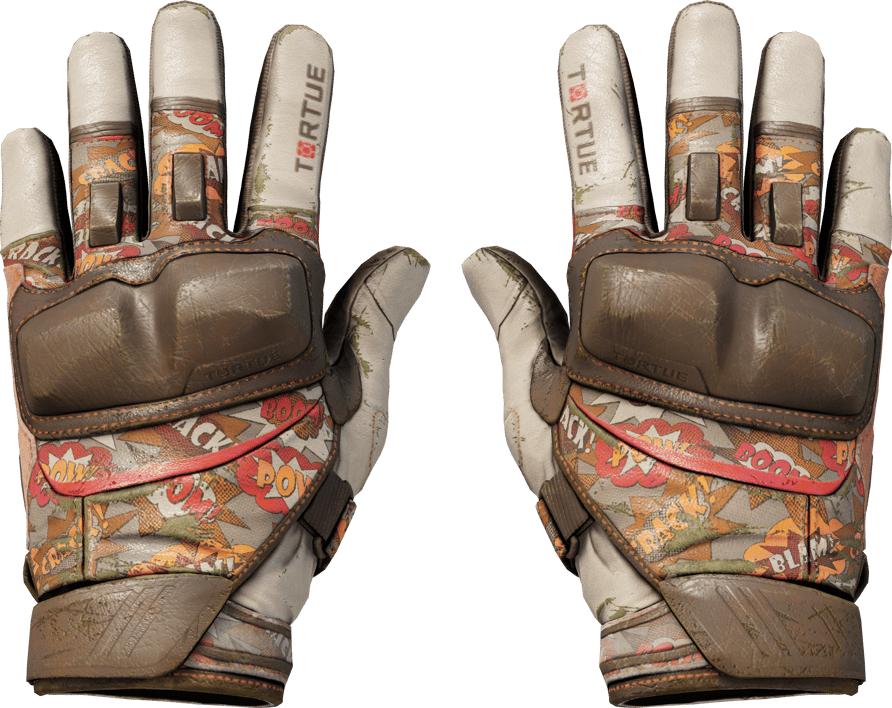 Preview image 1 of ★ Moto Gloves | POW! (かなり摩耗)