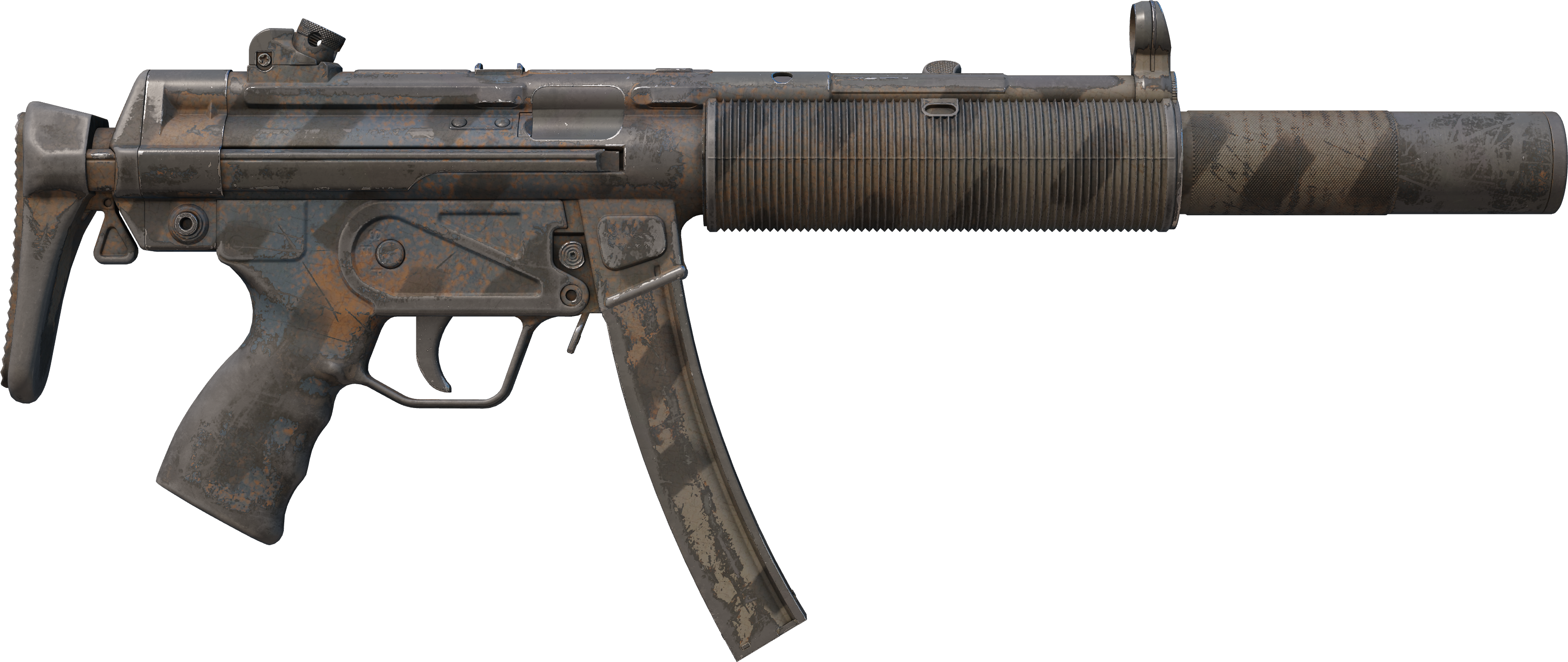 Preview image 2 of MP5-SD | Dirt Drop (Battle-Scarred)