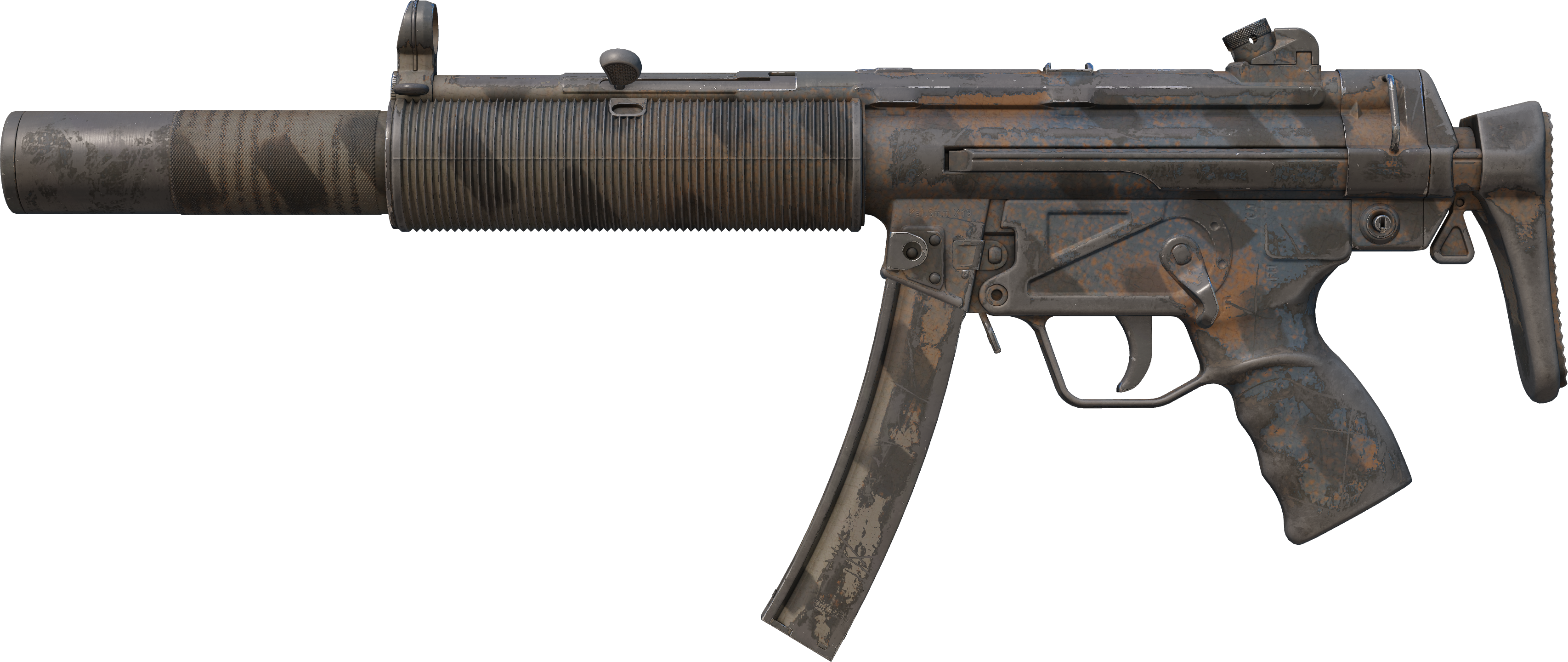 Preview image 1 of MP5-SD | Dirt Drop (Battle-Scarred)