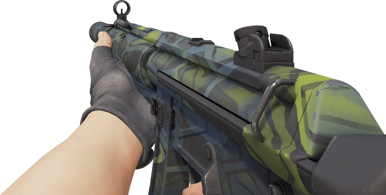 Preview image 3 of MP5-SD | Lime Hex (Field-Tested)