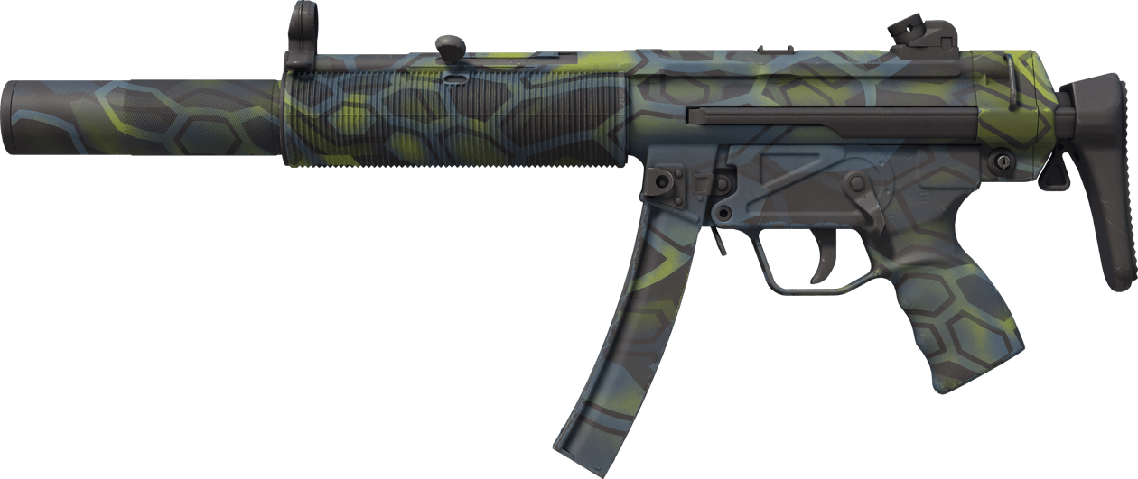 Preview image 1 of MP5-SD | Lime Hex (Field-Tested)