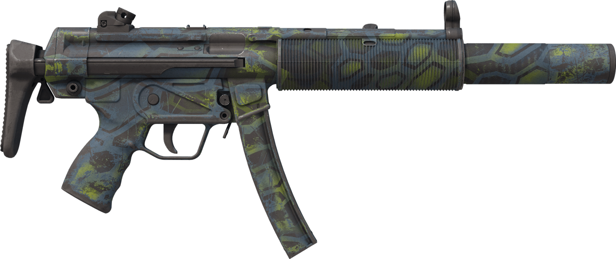 Preview image 2 of MP5-SD | Lime Hex (Well-Worn)