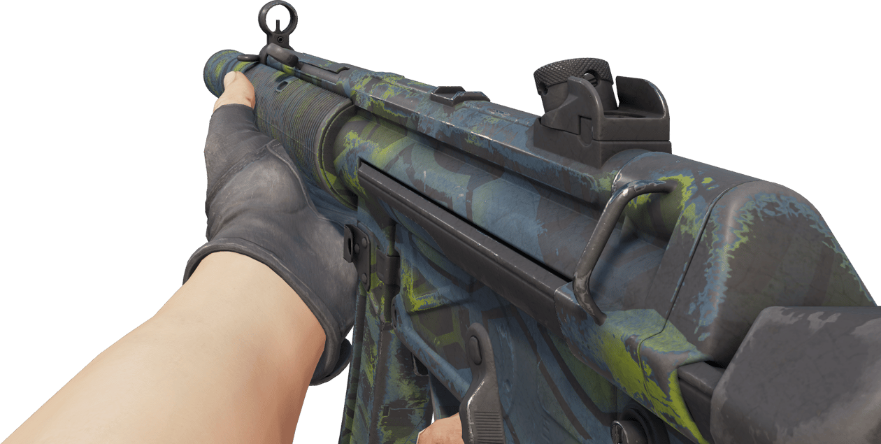 Preview image 3 of MP5-SD | Lime Hex (Well-Worn)