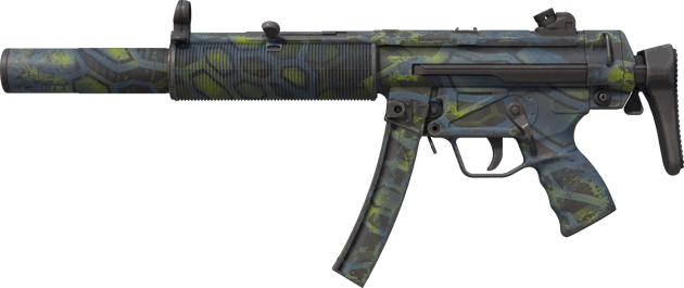 MP5-SD | Lime Hex (Well-Worn)