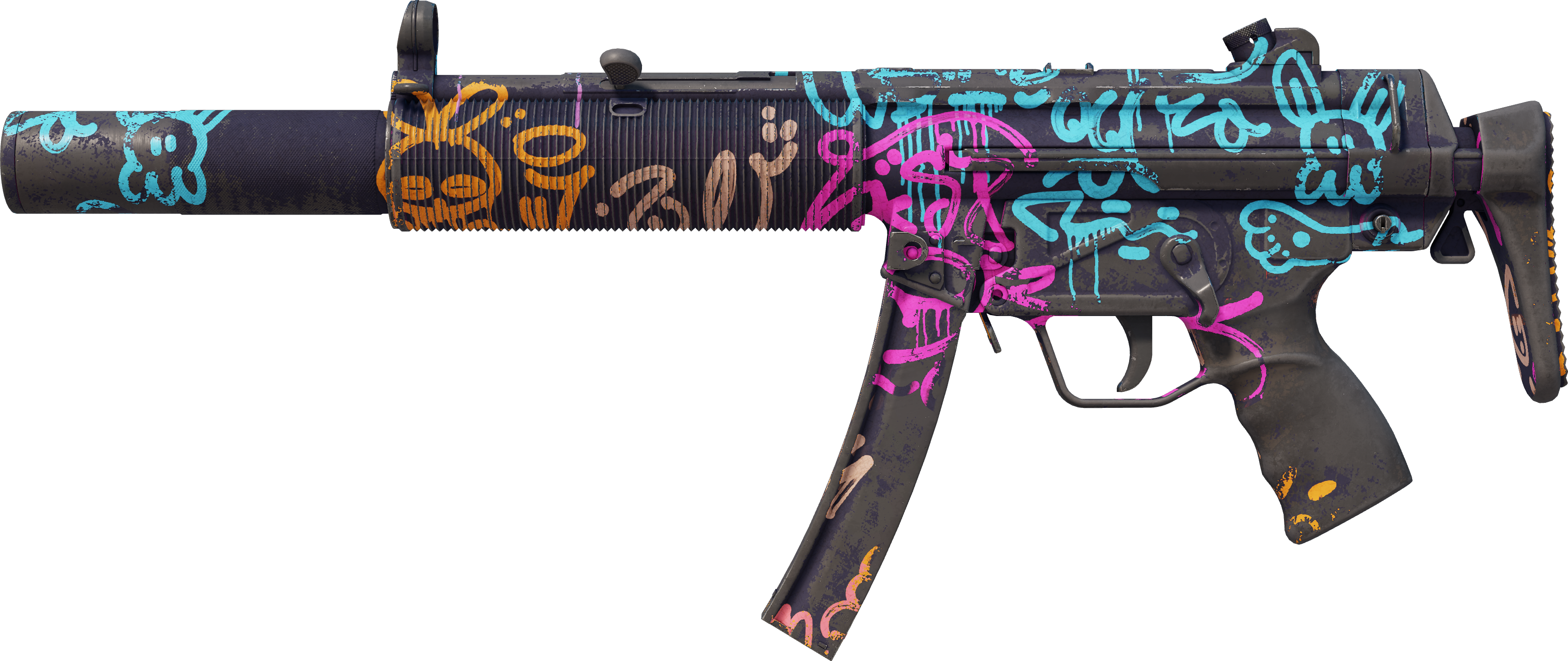 Preview image 1 of MP5-SD | Neon Sıkacak (Savaş Görmüş)