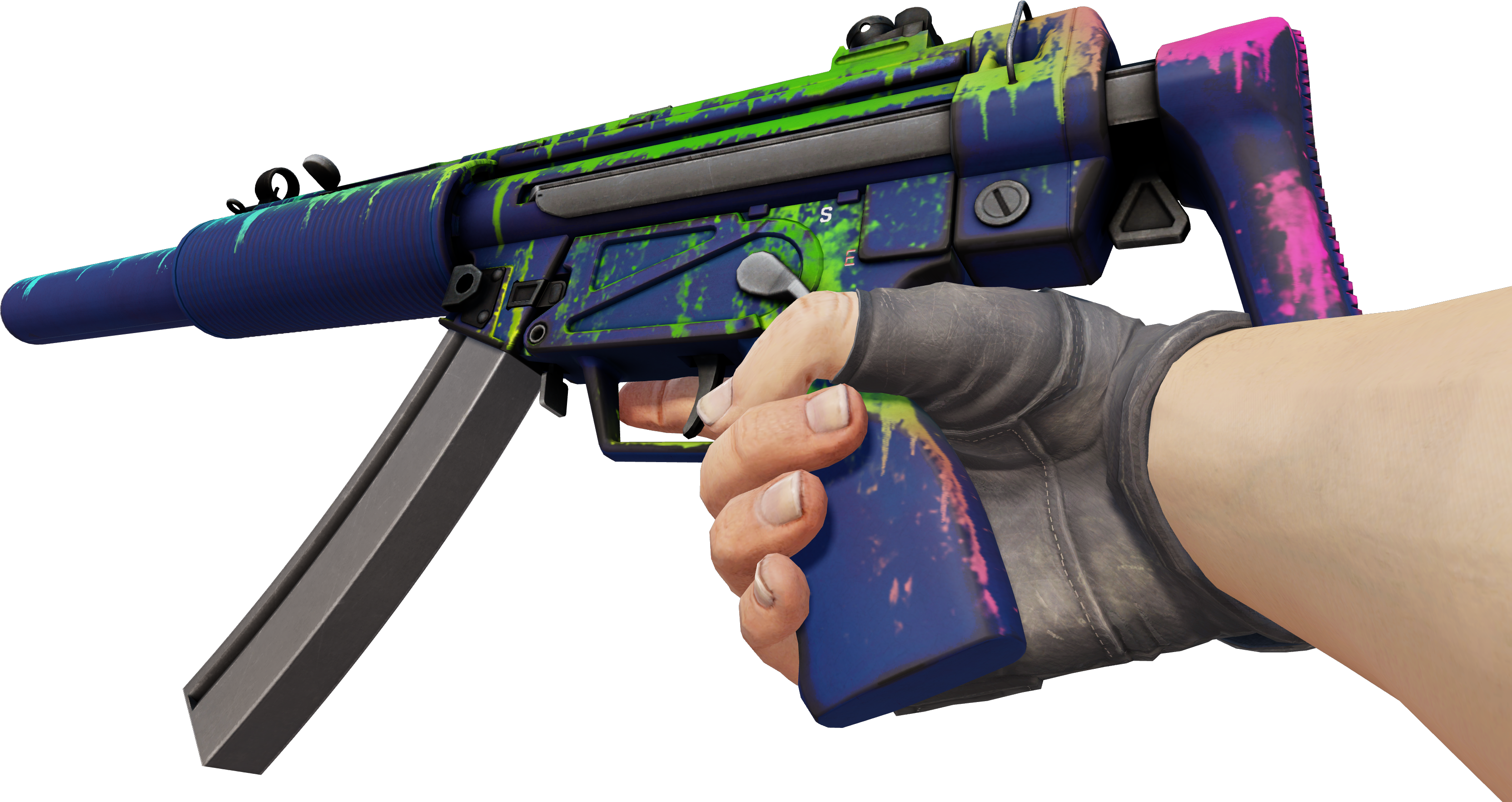 Preview image 3 of MP5-SD | 磷光顏料 (輕微磨損)