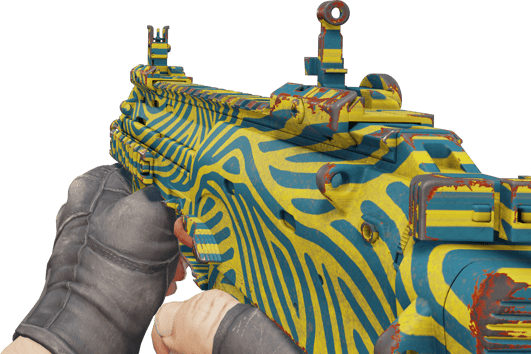 Preview image 3 of MP7 | 战吼斑纹 (略有磨损)