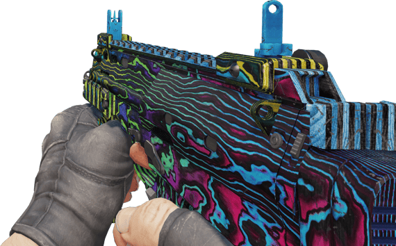 Preview image 3 of MP7 | Capa de neón (Algo desgastado)