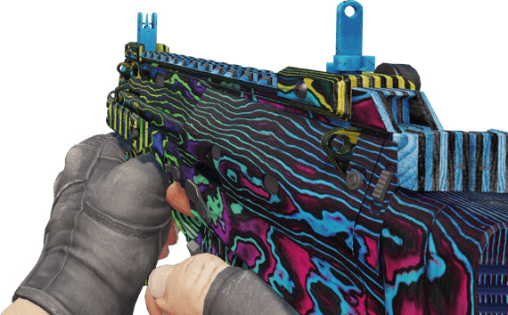 Preview image 3 of MP7 | Neon Ply (Minimal Wear)