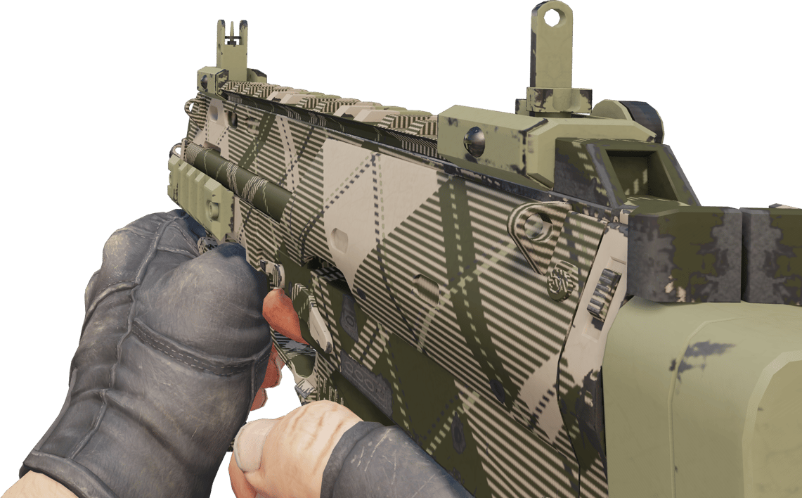 Preview image 3 of MP7 | 橄欖色格紋 (輕微磨損)