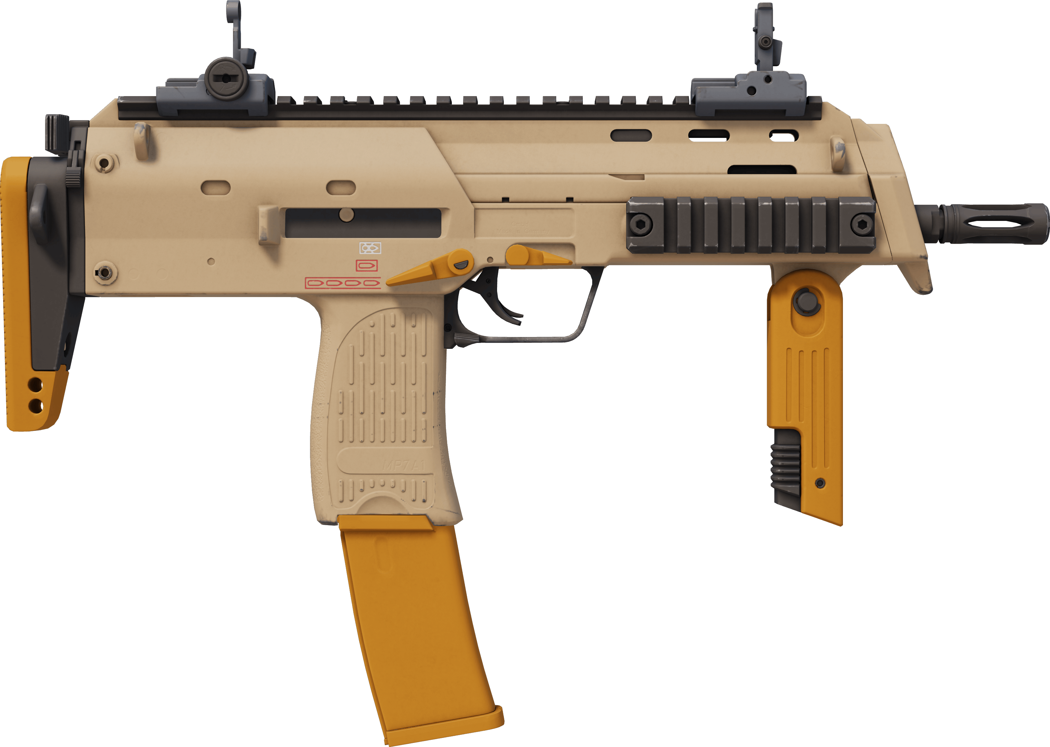 MP7 | Short Ochre - Skins Wiki
