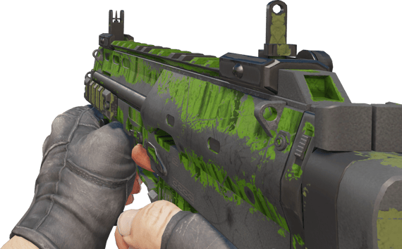 Preview image 3 of MP7 | Tall Grass (Battle-Scarred)