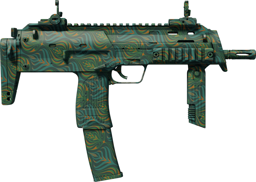 Preview image 2 of MP7 | Teal Blossom (Factory New)