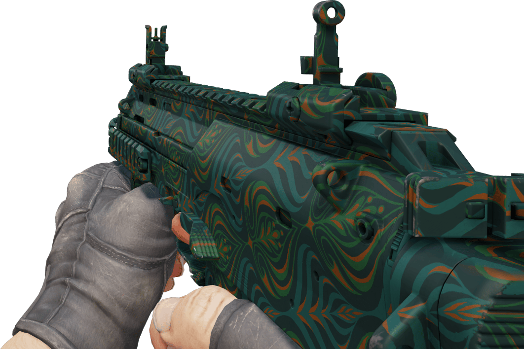 Preview image 3 of MP7 | Teal Blossom (Factory New)