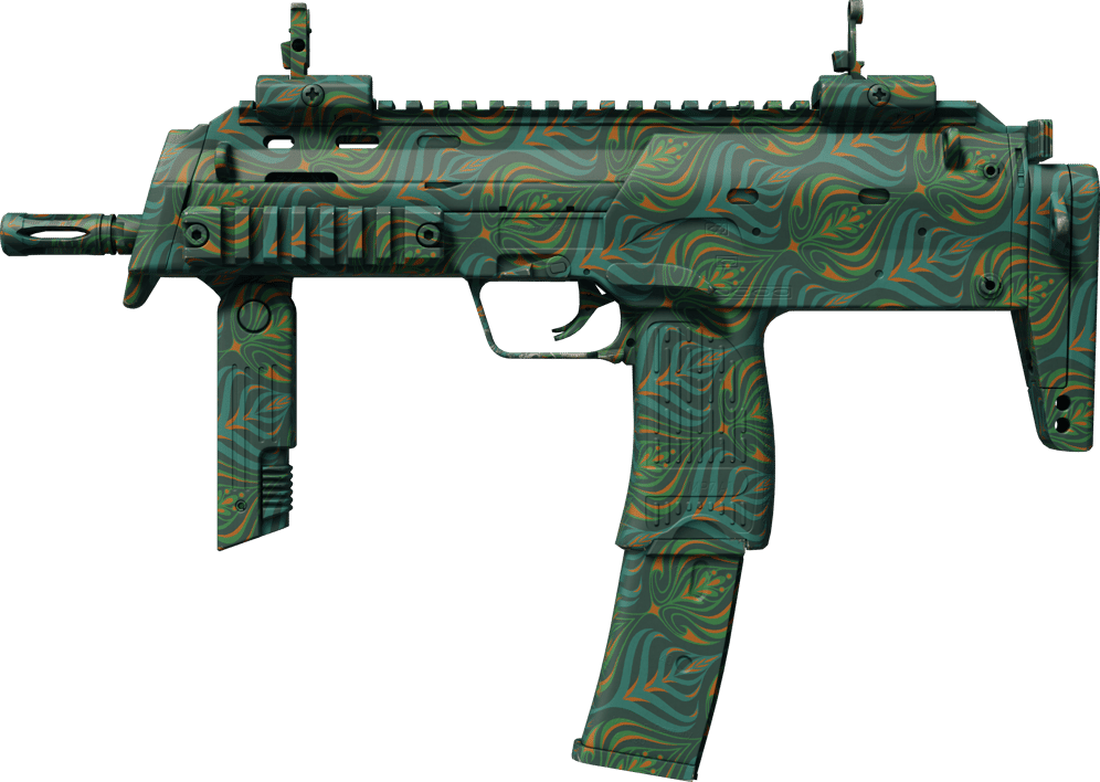 Preview image 1 of MP7 | Teal Blossom (Factory New)