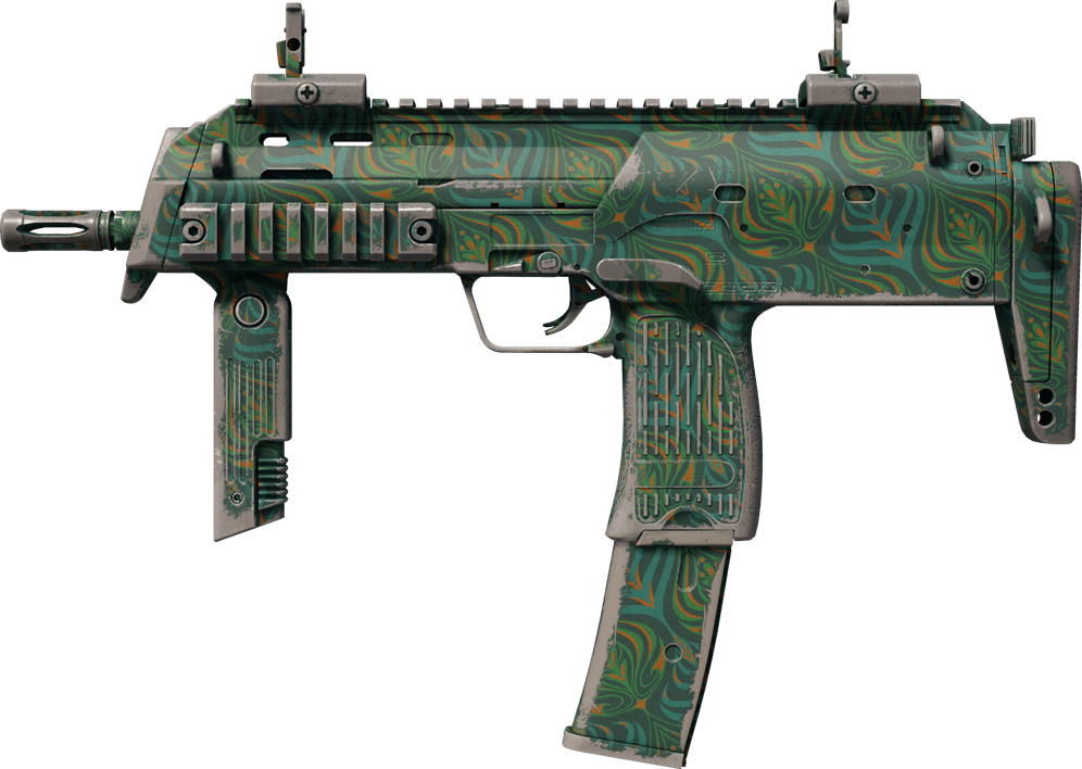 Preview image 1 of MP7 | Teal Blossom (Field-Tested)