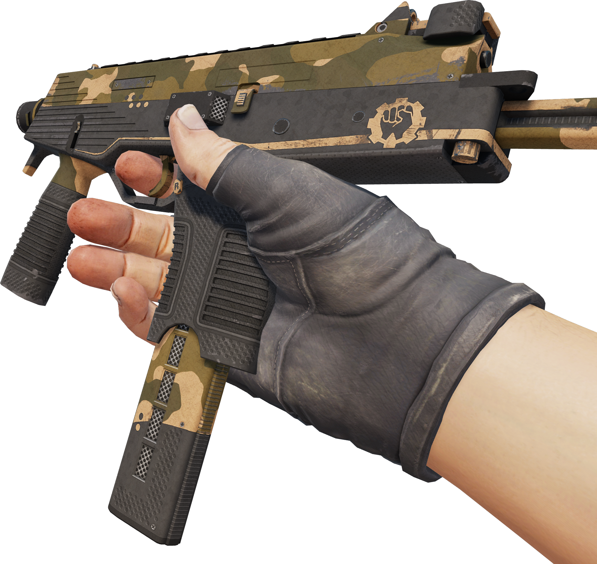 Preview image 3 of MP9 | Black Sand (Battle-Scarred)
