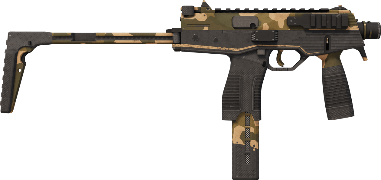 Preview image 2 of MP9 | 黑砂 (重度磨損)