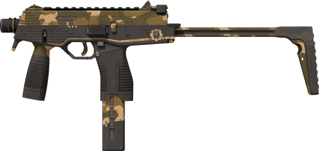 MP9 | 黑砂 (重度磨損)