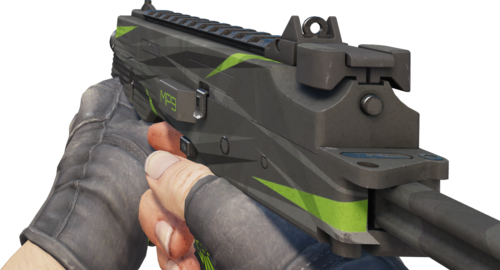 Preview image 4 of MP9 | Deadly Poison (Battle-Scarred)