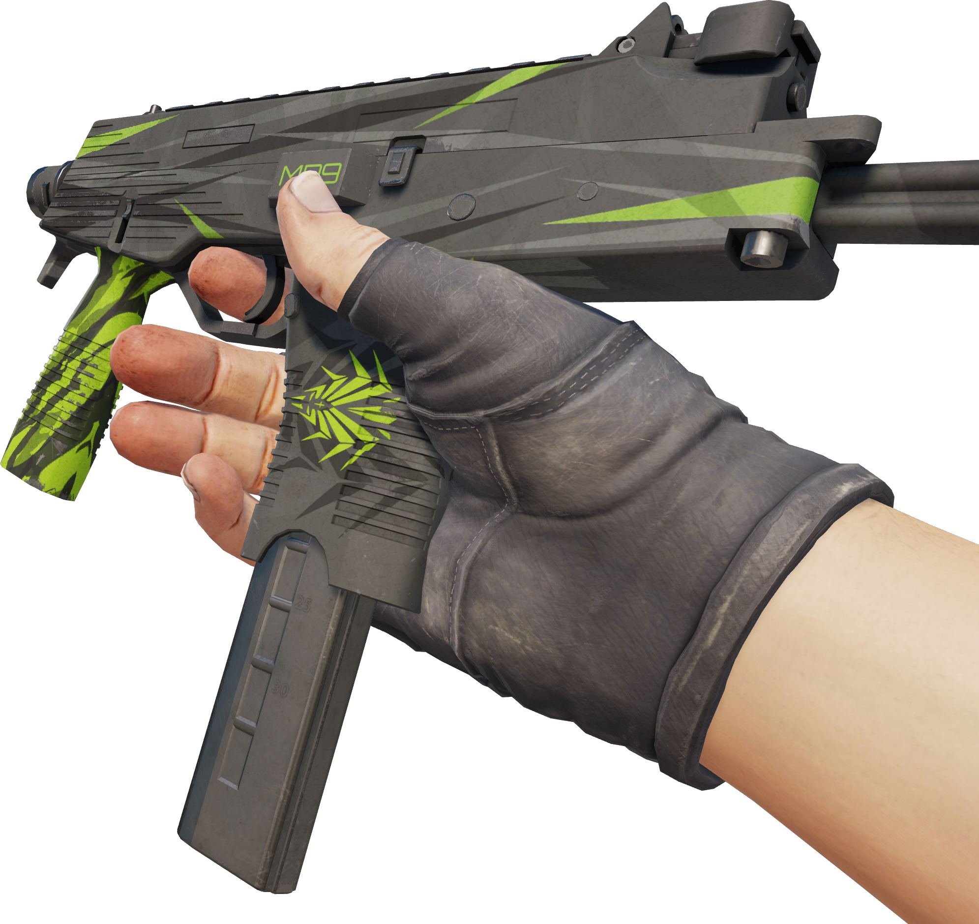 Preview image 3 of MP9 | Deadly Poison (Battle-Scarred)