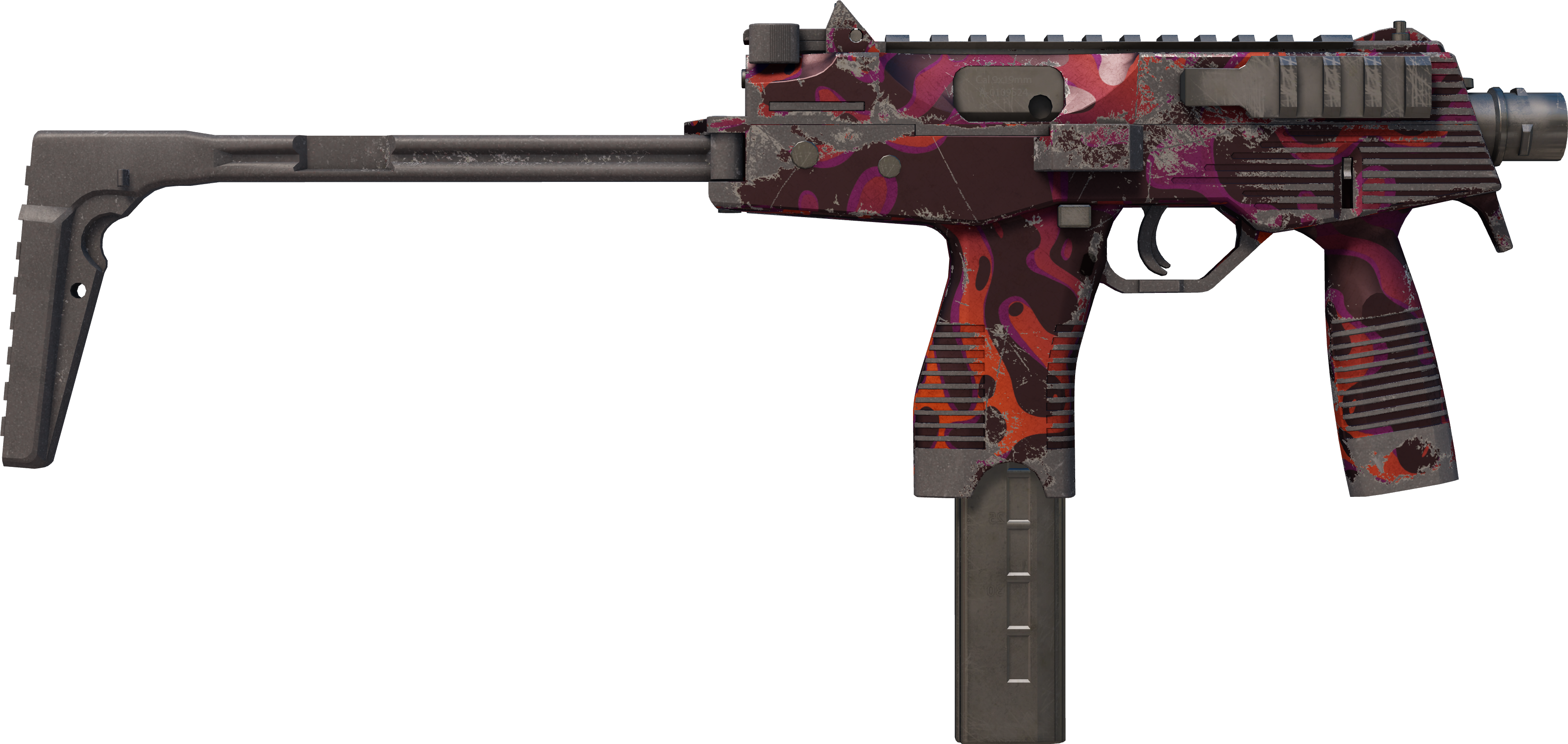 Preview image 2 of MP9 | Ruby Poison Dart (Well-Worn)