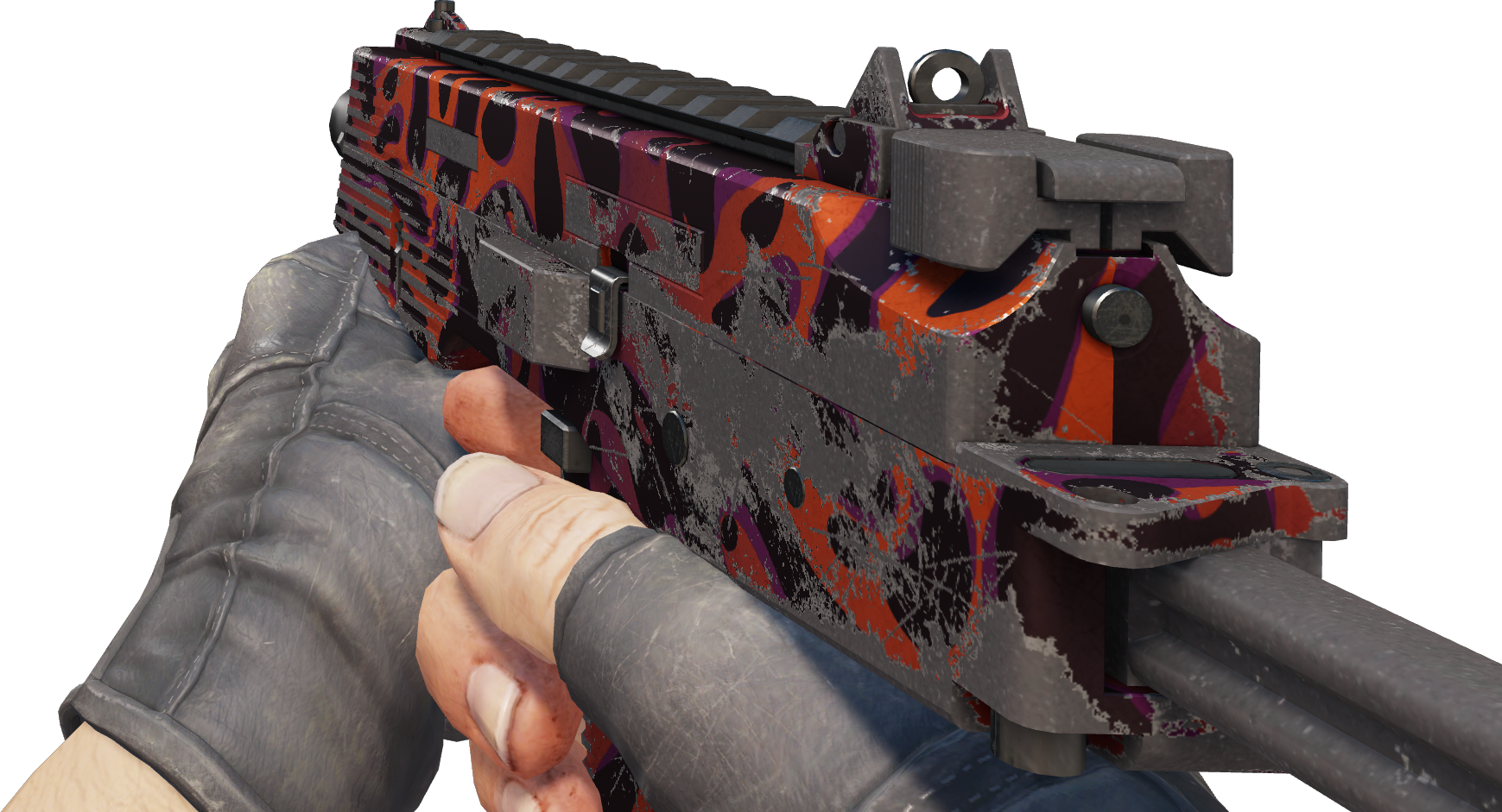 Preview image 4 of MP9 | Ruby Poison Dart (Well-Worn)