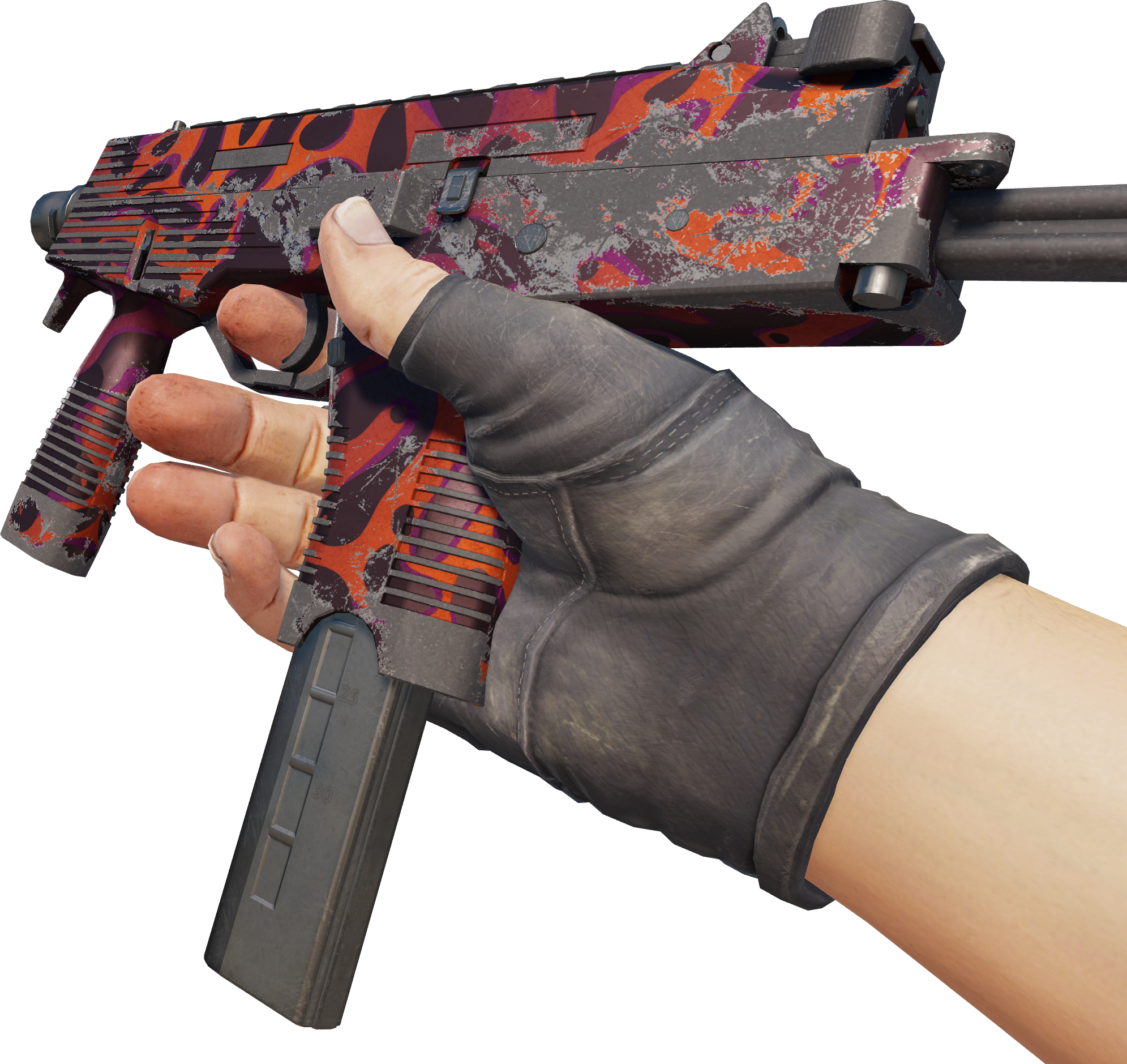 Preview image 3 of MP9 | Ruby Poison Dart (Well-Worn)
