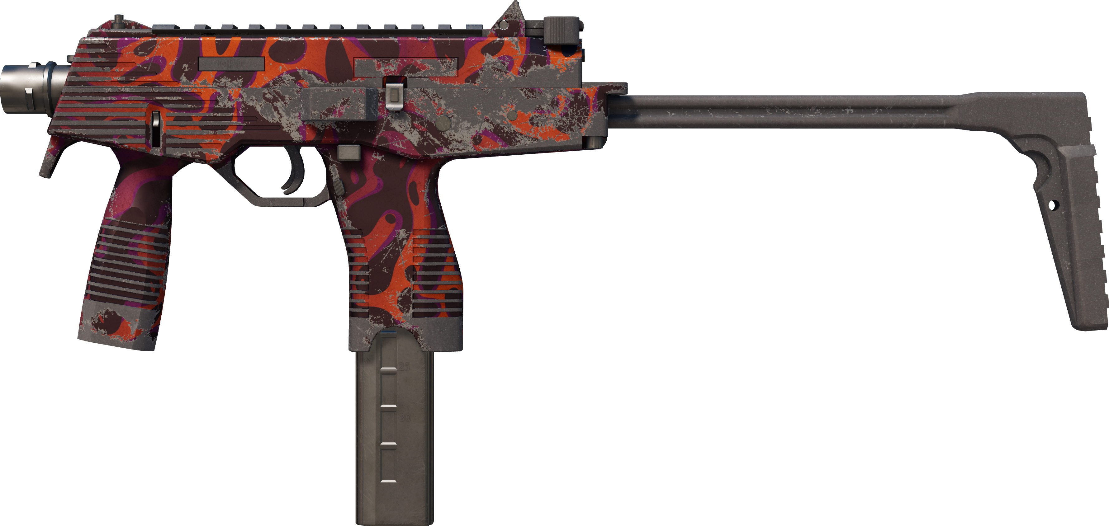 Preview image 1 of MP9 | Ruby Poison Dart (Well-Worn)