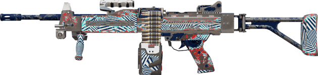 Negev | Dazzle (Battle-Scarred)